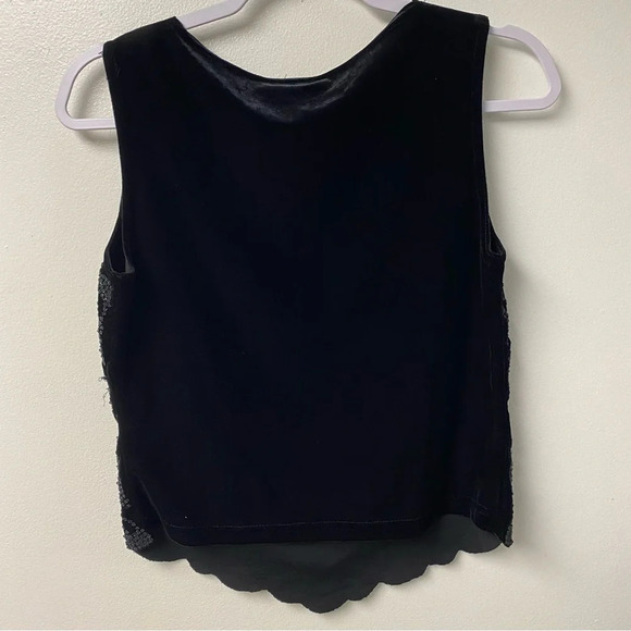 MSK Black Bejeweled Top Size‎ Medium - Picture 3 of 3